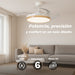 EAN 8426156019000 - Grunkel SKYWIND-42WO Blanco, Madera imagen 6
