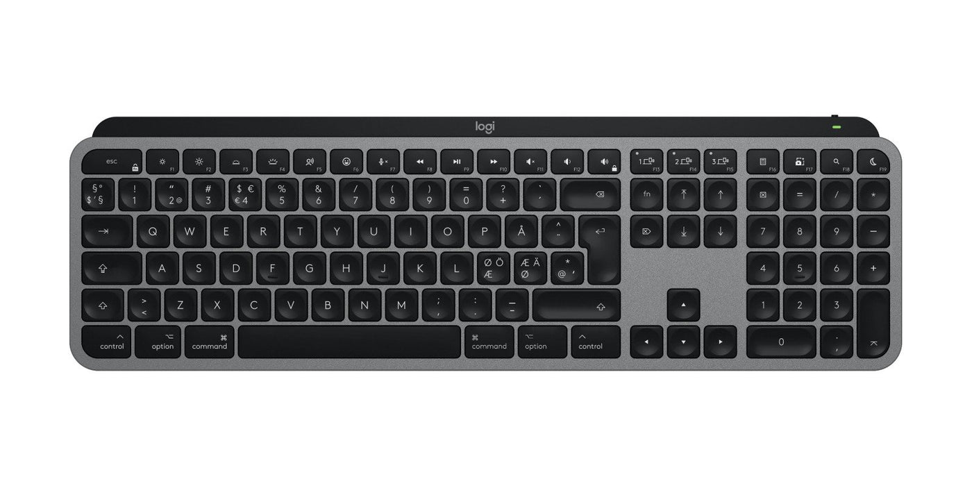 EAN 5099206114647 - Logitech MX Keys S for Mac teclado Hogar Bluetooth QWERTY Nórdico Gris imagen 1
