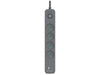EAN 5907512868959 - Tracer Power Line+ 5 sockets base múltiple 1,5 m 4 salidas AC Interior Grafito imagen 2
