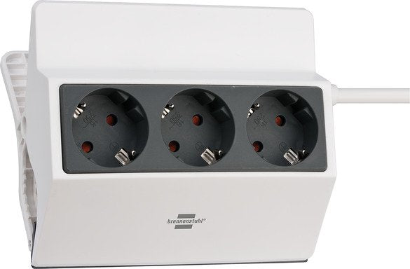 EAN 4007123667338 - Brennenstuhl 1150070 base múltiple 3 m 3 salidas AC Interior Antracita, Blanco imagen 1