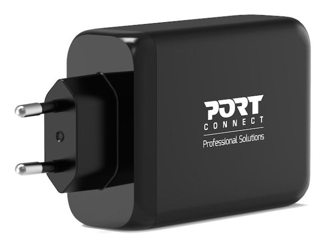 EAN 3567042031111 - Port Designs 902107EU cargador de dispositivo móvil Universal Negro Corriente alterna Carga rápida Interi imagen 3