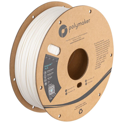 EAN 6938936709671 - Polymaker PA02002 material de impresión 3d Ácido poliláctico (PLA) Blanco 1 kg imagen 1