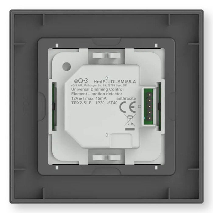 EAN 4047976623433 - Homematic IP HmIP-UDI-SMI55 Montable Regulador de intensidad Antracita imagen 6