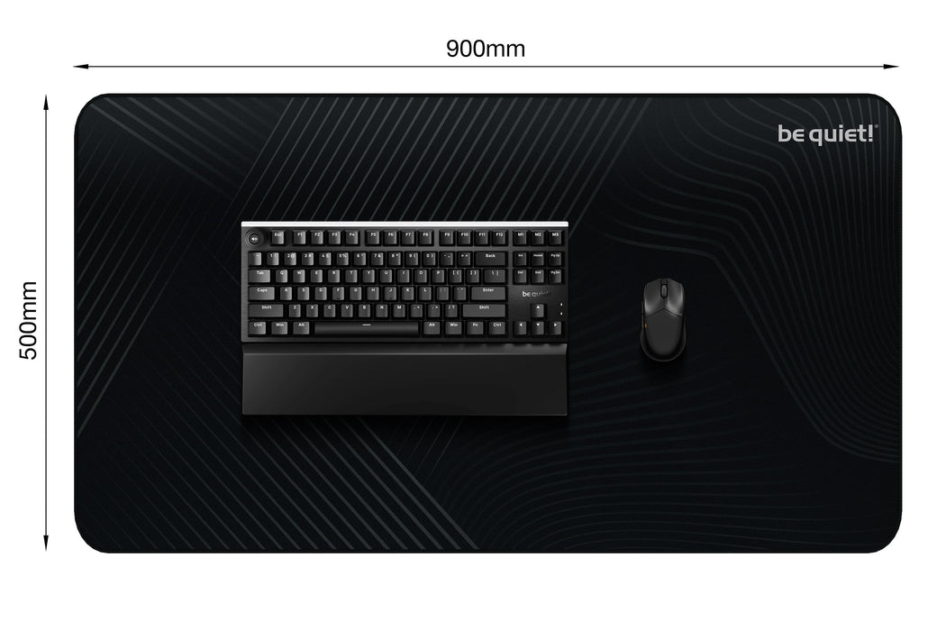 EAN 4260052194386 - be quiet! Mousepad XL Alfombrilla de ratón para juegos Negro imagen 2