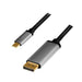 EAN 4052792062205 - LogiLink CUA0100 cambiador de género para cable DisplayPort USB 3.2 Gen1 Type-C Negro, Gris imagen 1