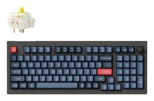 EAN 4895248878070 - Keychron V5 Max teclado Universal USB + RF Wireless + Bluetooth QWERTZ Alemán Negro, Gris imagen 1