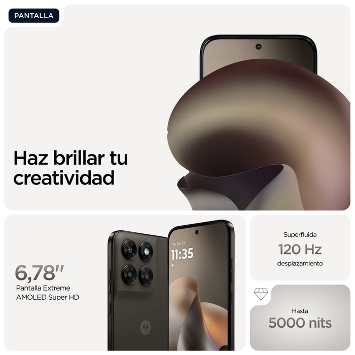 EAN 0840493617206 - Motorola moto g77 17,3 cm (6.8") Ranura híbrida Dual SIM Android 16.0 5G USB Tipo C 8 GB 256 GB 5200 mAh  imagen 4