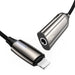 EAN 6953156294103 - Baseus CALL56-0A cable de teléfono móvil Negro, Gris 3,5mm Lightning imagen 1