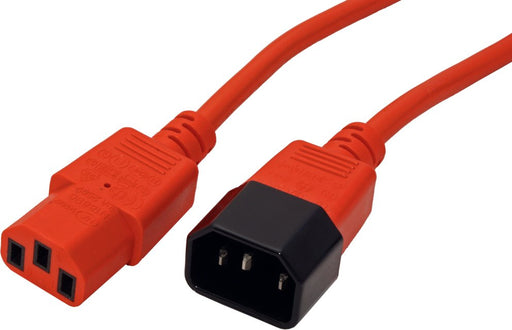 EAN 7630049614505 - ROLINE 19.08.1525 cable de transmisión Rojo 0,8 m C14 acoplador C13 acoplador imagen 1