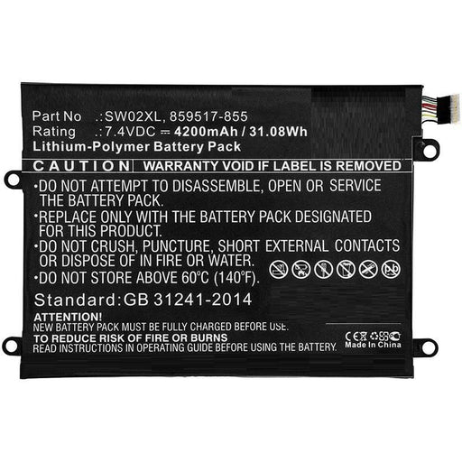 EAN 5704174372035 - CoreParts MBXHP-BA0238 refacción para laptop Batería imagen 1
