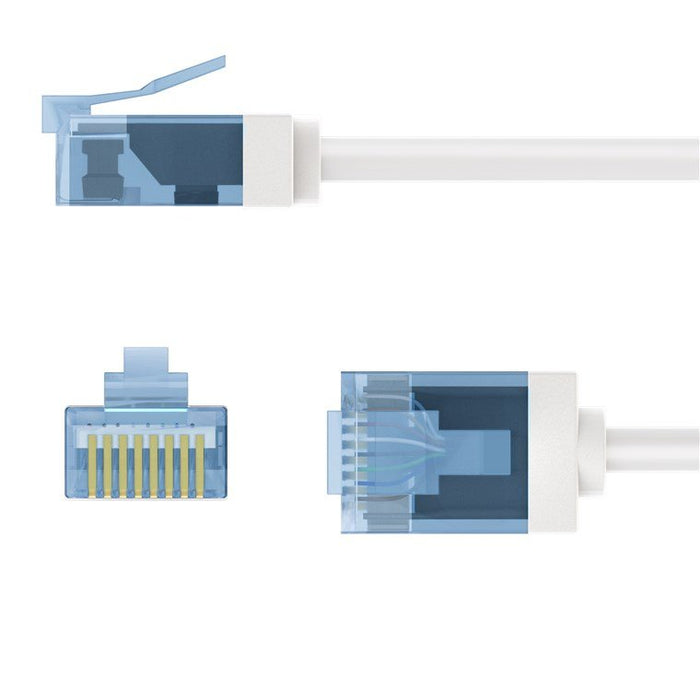 EAN 4040849742880 - Goobay 74288 cable de red Blanco 3 m Cat6a U/UTP (UTP) imagen 3