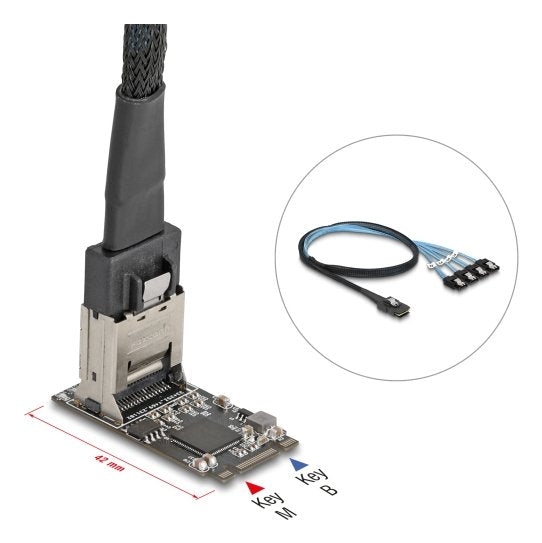EAN 4043619642601 - DeLOCK 64260 tarjeta y adaptador de interfaz Interno Mini-SAS imagen 2