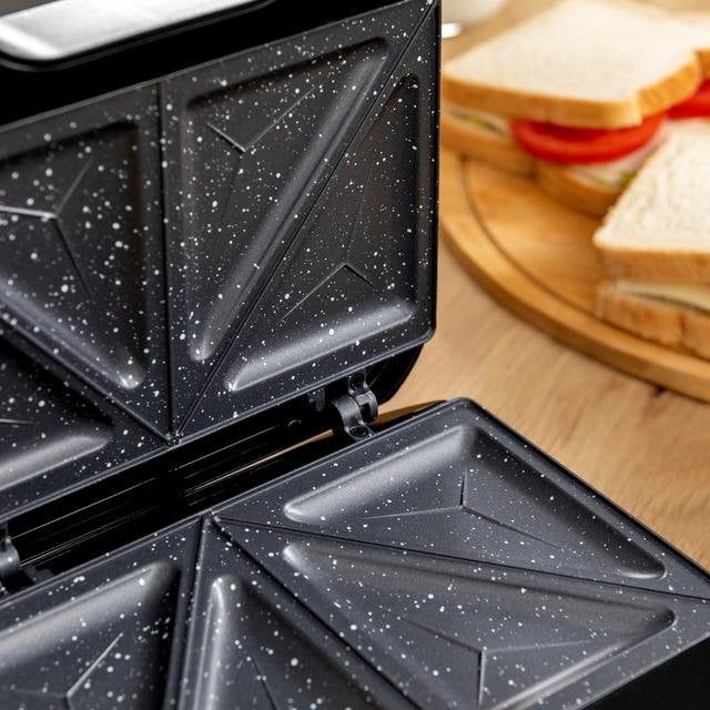EAN 8435484029636 - Cecotec 02963 sandwichera 800 W Acero inoxidable, Negro imagen 6