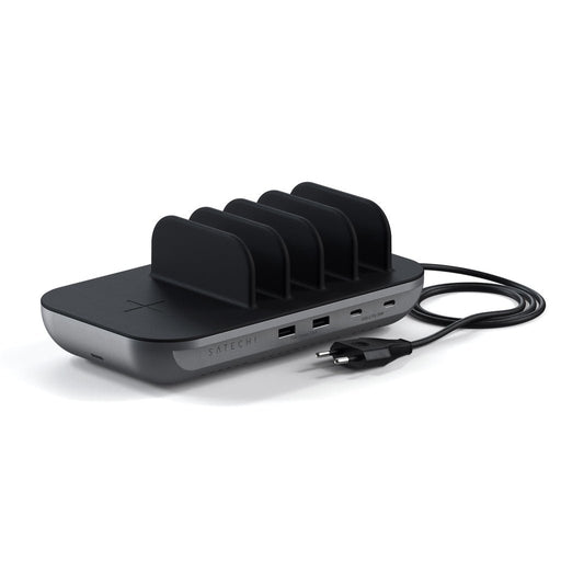 EAN 879961009496 - Satechi ST-WCS5PM-EU cargador de dispositivo móvil Auriculares, Smartphone, Tableta Negro, Gris Corriente  imagen 1