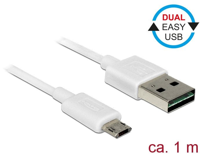 EAN 4043619848072 - DeLOCK 84807 cable USB USB 2.0 1 m USB A Micro-USB B Blanco imagen 1