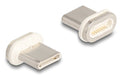 EAN 4043619665884 - DeLOCK 66588 cambiador de género para cable magnet USB C Oro, Blanco imagen 1