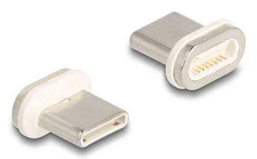 EAN 4043619665884 - DeLOCK 66588 cambiador de género para cable magnet USB C Oro, Blanco imagen 1