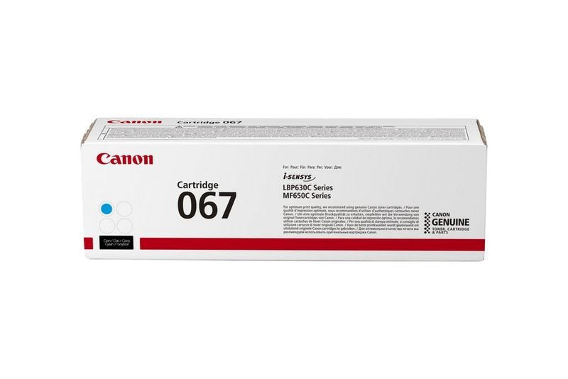 EAN 4549292187533 - Canon 067 cartucho de tóner 1 pieza(s) Original Cian imagen 1