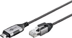 EAN 4040849744051 - Goobay 74405 cambiador de género para cable USB 3.1 type A RJ45 Negro, Plata imagen 3