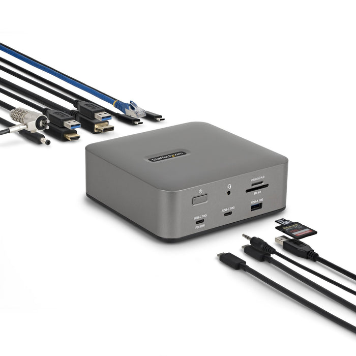 EAN 65030923118 - StarTech.com 215UE-TB5USB4DOCK base para portátil y replicador de puertos Alámbrico Thunderbolt 5 Gris imagen 2