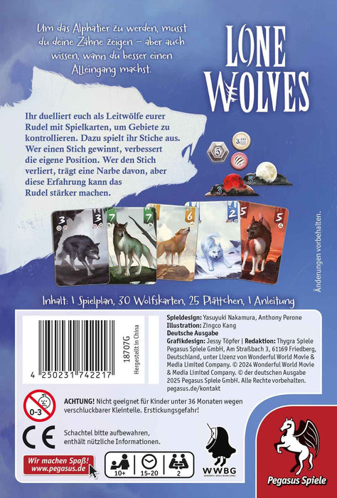 EAN 4250231742217 - Pegasus Lone Wolves 20 min Juego De Cartas imagen 4