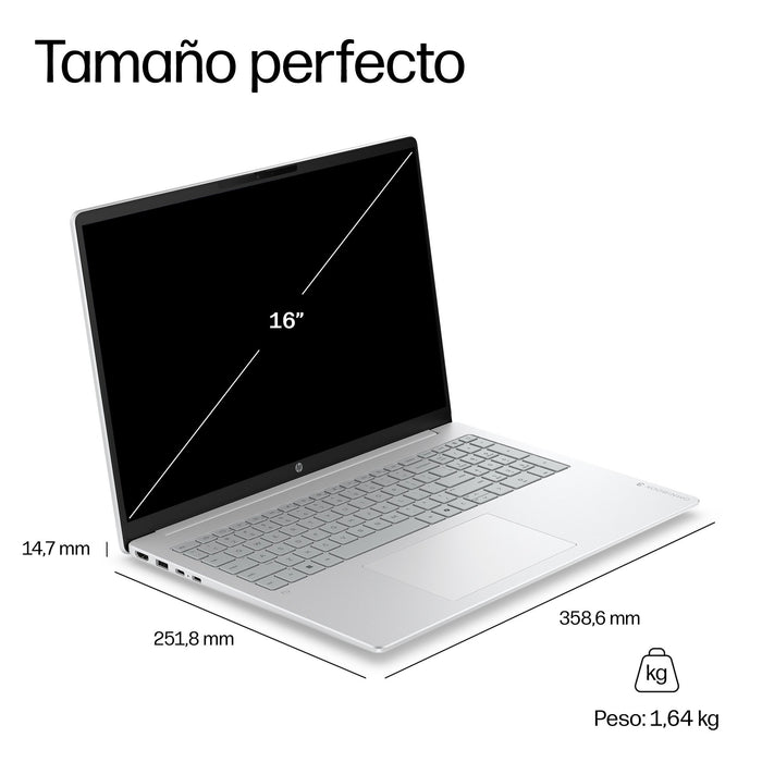 EAN 199896514293 - HP OmniBook 3 Laptop Next Gen AI 16-bs0012ns Copilot+ PC Intel Core Ultra 7 Portátil 40,6 cm (16") 2K 24 G imagen 7