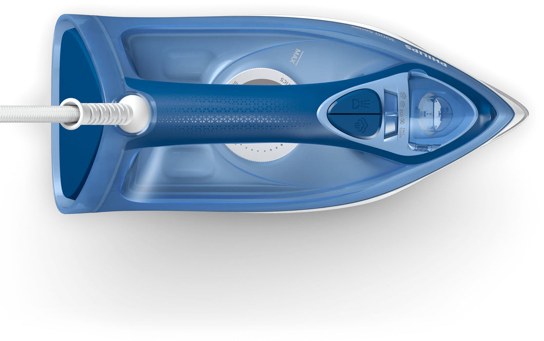 EAN 8720389003066 - Philips 3000 series DST3031/20 plancha Plancha a vapor Suela de cerámica 2400 W Azul imagen 2