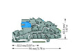 EAN 4044918925587 - Wago 2003-7641 bloque de terminales Azul, Gris imagen 2