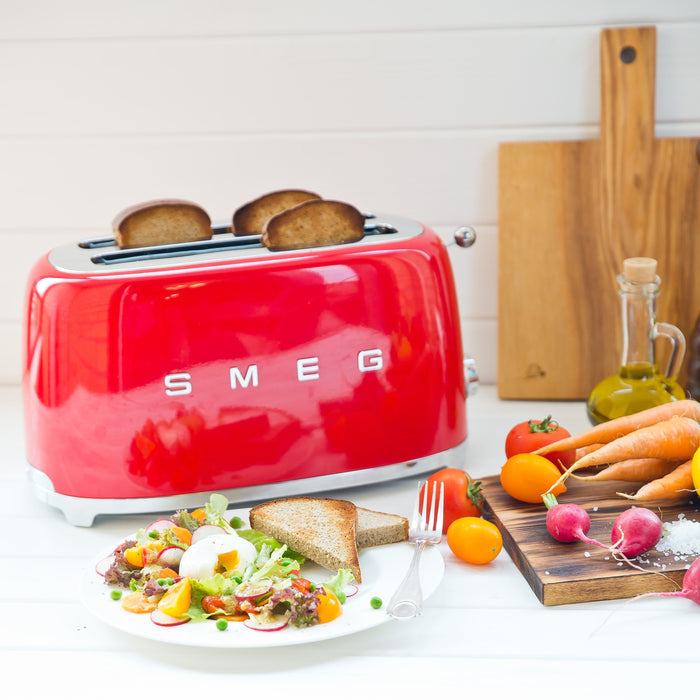 EAN 8017709190750 - Smeg TSF02RDEU tostadora 6 4 rebanada(s) 1500 W Rojo imagen 10
