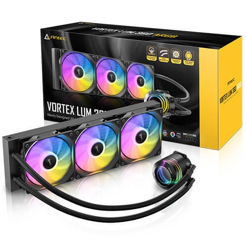 EAN 0761345400558 - Antec Vortex Lum 360 ARGB Procesador Kit de refrigeración líquida 12 cm Negro imagen 3