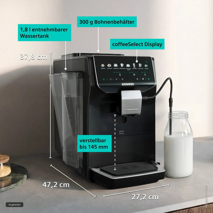 EAN 4242003973929 - Siemens EQ500 iAroma Totalmente automática Máquina espresso 1,8 L imagen 8
