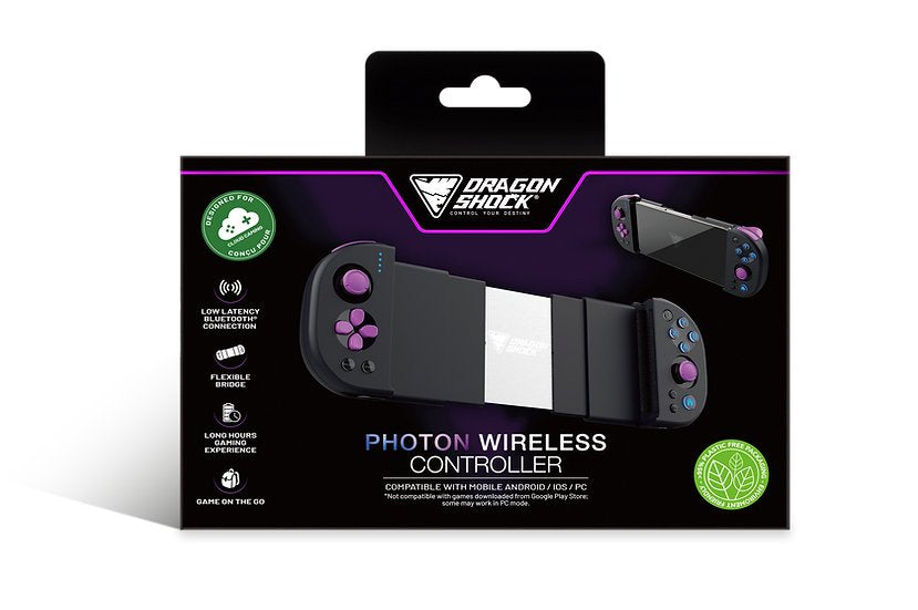 EAN 5425025593125 - Dragonshock Photon Negro Bluetooth/USB Gamepad Analógico/Digital Android, PC, iOS imagen 9