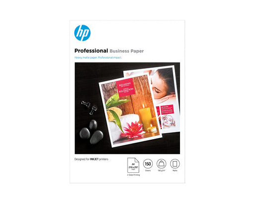EAN 0193905504879 - HP Professional Inkjet Matte FSC Paper 180 gsm-150 sht/A4/210 x 297 mm papel para impresora de inyección  imagen 1
