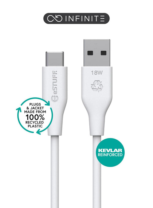 EAN 5715063042298 - eSTUFF ES605170 cable USB USB 2.0 1 m USB C USB A Blanco imagen 1
