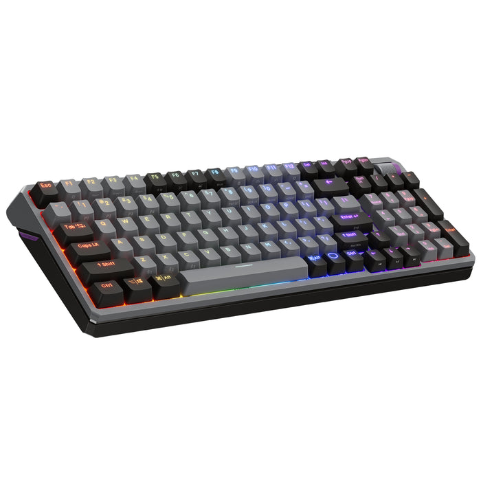 EAN 4719512138885 - Cooler Master Peripherals MK770 teclado Universal USB + RF Wireless + Bluetooth QWERTY Francés Gris Oscur imagen 1