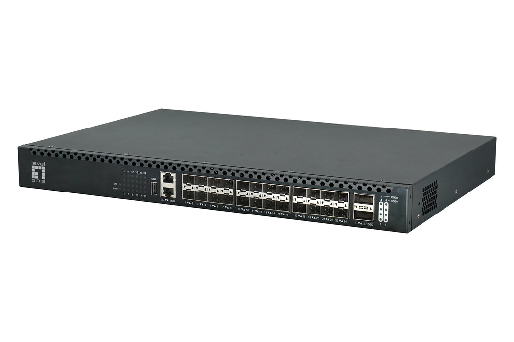 EAN 4015867238479 - LevelOne XQS-3126 switch Gestionado L3 Negro imagen 4