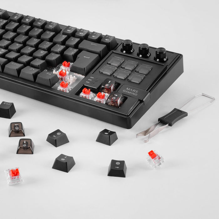 EAN 8435693114192 - Mars Gaming MKMASTER teclado Juego USB Español, Francés, Portugués Negro imagen 9