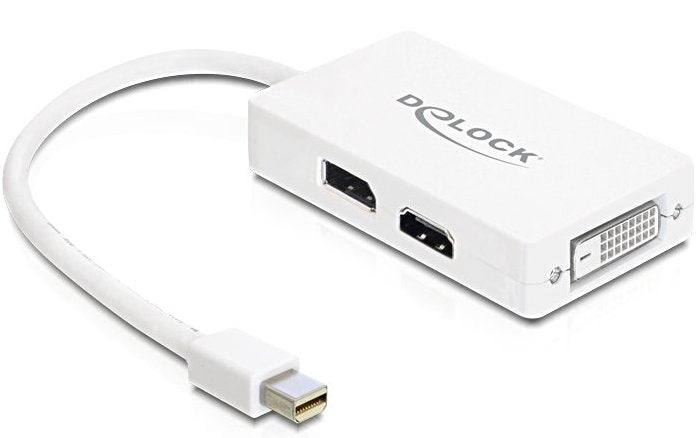 EAN 4043619626304 - DeLOCK 0.16m DisplayPort/VGA + HDMI + DVI 0,16 m Mini DisplayPort VGA (D-Sub)+ HDMI + DVI Blanco imagen 1