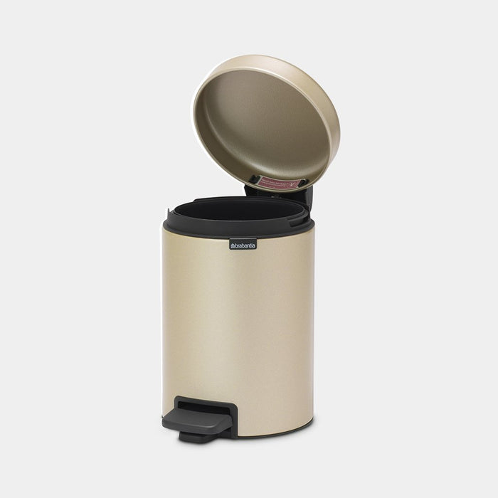 EAN 8710755304408 - Brabantia NewIcon Treteimer 3 Liter 3 L Alrededor Champán imagen 3