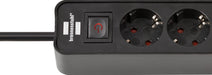 EAN 4007123691135 - Brennenstuhl 1153240106 base múltiple 1,5 m 4 salidas AC Interior Negro imagen 4