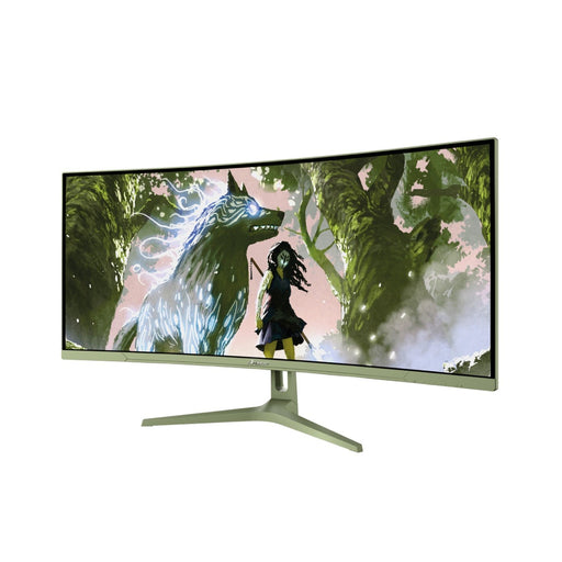 EAN 0850054766984 - Arozzi Nova 34″ Curved pantalla para PC 86,4 cm (34") 3440 x 1440 Pixeles UltraWide Quad HD LED Verde imagen 2
