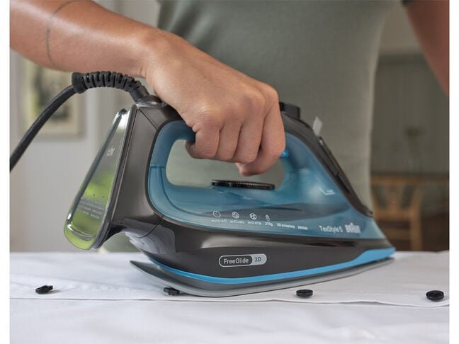 EAN 8021098003867 - Braun TexStyle 5 Plancha a vapor Suela de cerámica 2600 W Negro, Azul imagen 4