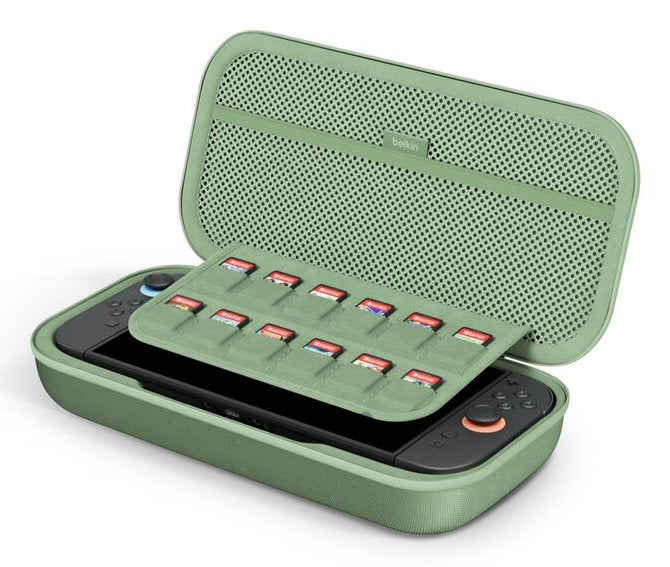 EAN 745883929474 - Belkin ENA001hqSE-V2 Estuche de viaje Nintendo Malla, Poliéster, Terciopelo Verde imagen 9