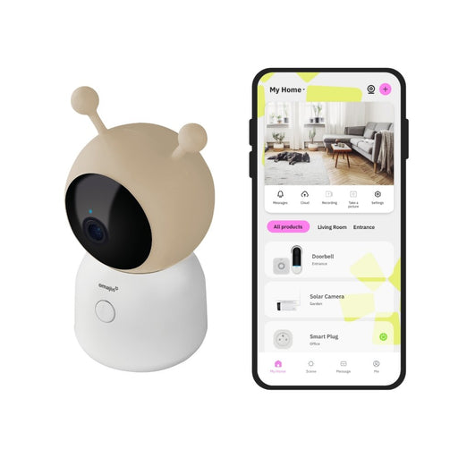 EAN 3700730532013 - omajin by Netatmo OBC-01-EU video-monitor para bebés Wi-Fi/Ethernet Beige, Negro, Blanco imagen 2