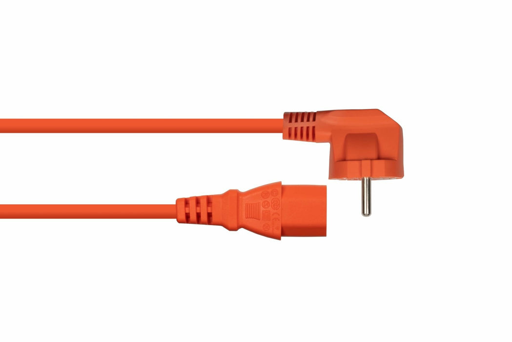 EAN 4066857002297 - Kabelmeister SK0130-O030 cable de transmisión Naranja 3 m Enchufe tipo E+F IEC C13 imagen 2