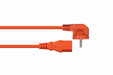 EAN 4066857002297 - Kabelmeister SK0130-O030 cable de transmisión Naranja 3 m Enchufe tipo E+F IEC C13 imagen 2