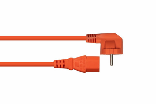 EAN 4066857002297 - Kabelmeister SK0130-O030 cable de transmisión Naranja 3 m Enchufe tipo E+F IEC C13 imagen 2