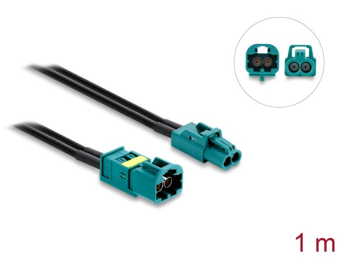 EAN 4043619914692 - DeLOCK 91469 cable coaxial 1 m Mini FAKRA Z dual Negro, Azul imagen 1