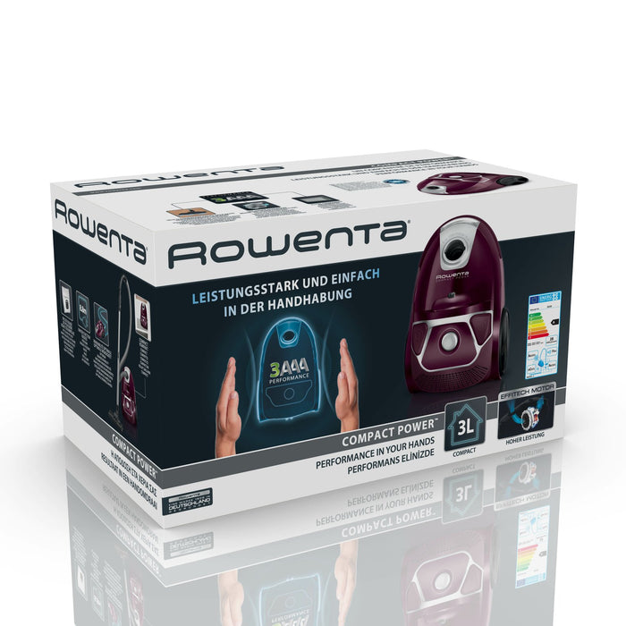 EAN 3221614001123 - Rowenta Compact Power RO3969 3 L Aspiradora cilíndrica Secar 750 W Bolsa para el polvo imagen 12