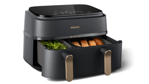 EAN 8720389033018 - Philips 3000 series NA352/04 freidora 9 L Independiente 2750 W Freidora de aire caliente Negro, Cobre imagen 2